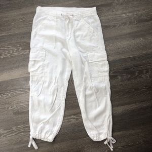 Ralph Lauren Cotton Cropped Cargo Pants